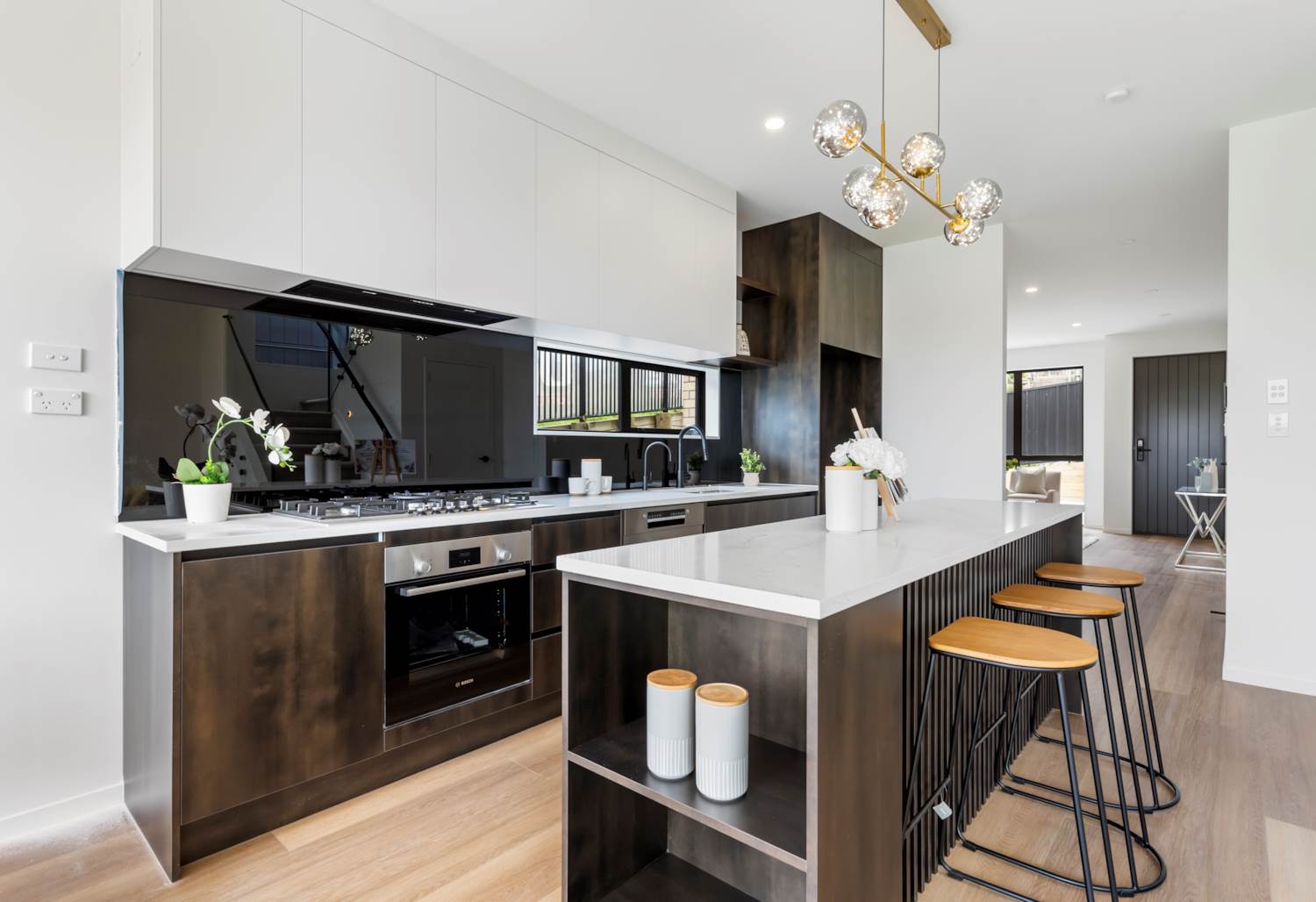 Completed kitchen at 11 Wira Lane, Silverdale